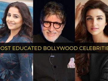 most educated bollywood celebrities