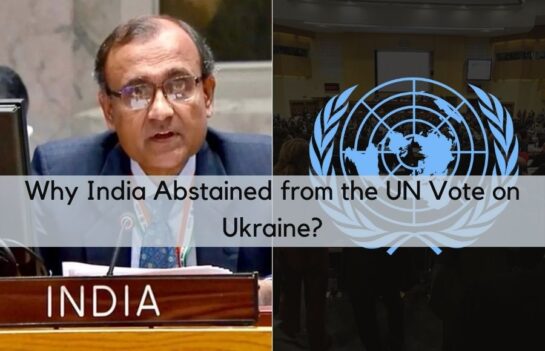 Why India Abstained From The Un Vote On Ukraine Awesome India 7069